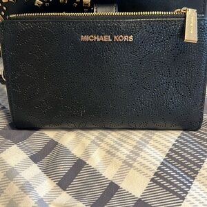 Michael Kors wristlet leather